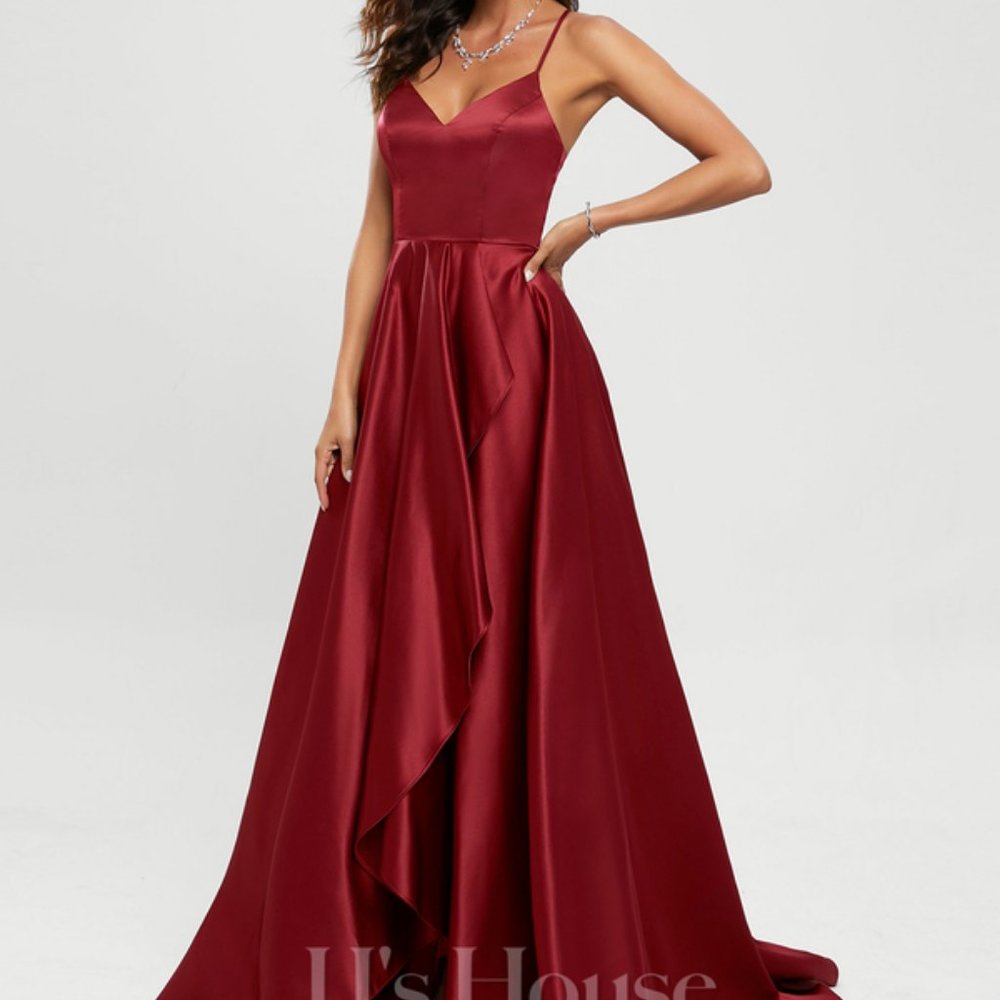Burgundy Prom/Formal Dress Size 14